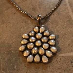 Sterling Silver and Pearl Necklace